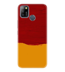 INFINIX Smart 4 5 6 Zero 8 S5 Pro Kılıf Desemli Silikon Sarı Kırmızı Boya 1708
