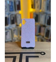 Samsung A05 Uyumlu Taş Desenli Silikon Yumuşak Kılıf (Pembe)