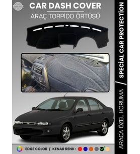 FIAT MAREA (1999-2007) Torpido Örtüsü Ön Göğüs Koruma Torpido Koruma Tam Uyum Kaymaz Kolay Montaj