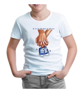 Yeni Bebek Erkek Ayakkabı Anneler Günü Beyaz Çocuk Tshirt