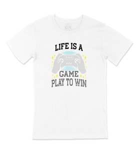 Life Is A Game Tişört