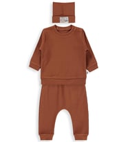 Civil Baby Bereli 3'lü 6-18 Ay Takım - Turuncu