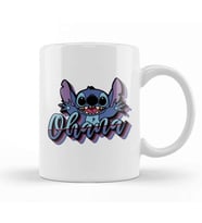 Ohana Vibes Stitch Kupa Bardak Porselen