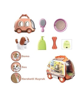 SESLİ HAREKETLİ KAFESLİ KÖPEK