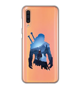 Samsung Galaxy A50 - A30S - A50S Uyumlu The Witcher Tasarımlı Şeffaf Telefon Kılıfı