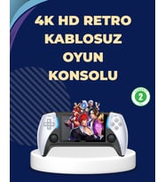 Kompakt Ve Hafif Retro Oyun Konsolu 1000 Klasik Oyun Dahil