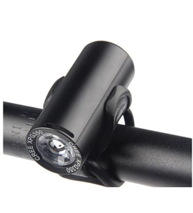 Forte GT 350 Lümen Raypal Mini Bisiklet Ön Farı  Xbyc 6114 Usb Şarjlı (Siyah)