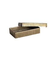 LINER GOLD KUCUK DIKDORTGEN KUTU 23X13X8 CM (Altın)