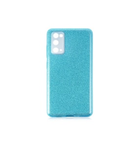 Samsung Galaxy S20 FE Uyumlu Kılıf Zore Shining Silikon (Mavi)