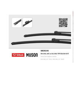 SİLECEK SÜPÜRGESİ 650/580MM (MUZ TİPİ) BMW 5 SERISI E39 OZEL DIZAYN
