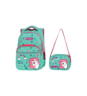 Paul Brand Şirin Unicorn Turkuaz İlk Okul Çantası ve Beslenme PBW8900