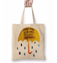 How İ Meet You Mother Umbrella Bez Çanta Uzun Saplı