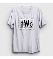 Presmono Unisex Beyaz New World Order Wrestling Güreş T-Shirt 424320tt (Beyaz)
