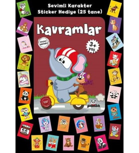Stickerlı 3+ Yaş Kavramlar