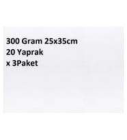 Bigpoint Suluboya Kağıdı 300 Gram 25x35cm - 20 Yaprak x 3 Paket