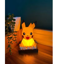 MegArt Pikachu Gece Lambası Çocuk Odası Lambası Kişiye Özel İsimli Gece Lambası