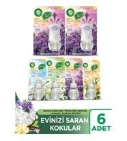 Air Wick Elektrikli Oda Kokusu Set ( 2 Kıt Lavanta + 4 Çeşit Yedek)