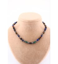 Erkek Öğrenci Kolye- Lapis, Sodalit, Kehribar, Labradorit, Kaplan Gözü, Krizokol, Akik, Obsidyen, He