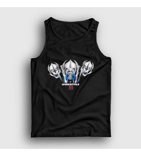 Presmono Unisex Siyah Gaster Blasters Undertale Atlet 32212tt