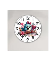 bilge Tasarım Çocuk odası Duvar Saati 30 x 30 CM (Karışık)