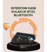 Bluetooth 5.0 Motosiklet Kask Kulaklık Eller Serbest ve Müzik Özellikli