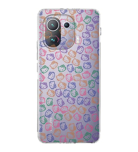 Xiaomi  Mi 11 Pro  Kamera Korumalı Kapak Hello Kitty Tasarımlı Şeffaf  Kılıf