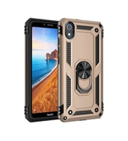 Redmi 7A Kılıf Sofya Yüzüklü Silikon Kapak - Gold
