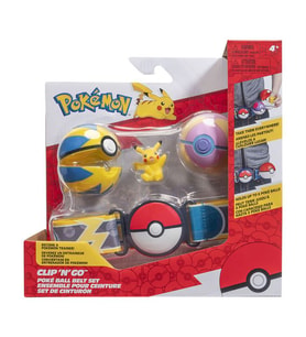 Pokemon Clip 'N' Go PokeBall Kemer ve Figür Seti PKW4165