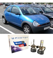 Ford Ka Led Xenon Uzun + Kısa Far Ampulü H4 Mono Yeni Seri Beyaz 1997+