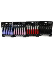 6 PARÇA MEYVE BIÇAK RENKLİ PLASTİK SAPLI (5680)