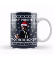 Samuel L Jackson Merry Christmas Motherfucker Pulp Fiction Kupa Bardak Porselen