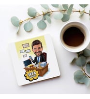 Kişiye Özel Avukatların En İyisi Karikatürlü Bardak Altlığı