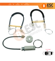 Mercedes CLS Class C219 W219 2004-2011 A2197200846 İçin Ön Sağ Cam Kriko Tamir Seti