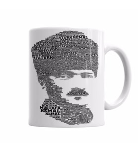 Atatürk Kupa Bardak Porselen
