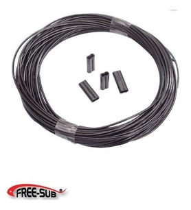 Free-Sub 1.50 Zıpkın Misinası + Klipsi Kit, (10Mt Misina + 4 Ad. Klips)