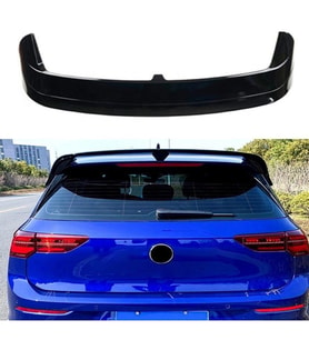 Vw Golf 8 2020 R Spoiler Parlak Siyah Spoyler Plastik İthal