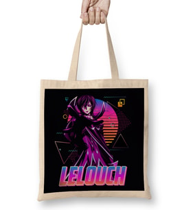 Code Geass Lelouch Retro Style Bez Çanta Uzun Saplı