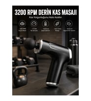Kompakt Kablosuz Darbeli Masaj Aleti, Rahatlatıcı ve Güçlü Performans