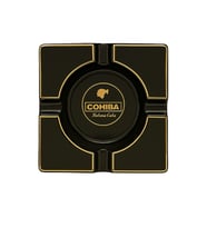 Cohiba Siyah Porselen Dörtlü Büyük Puro Küllüğü - TR8864