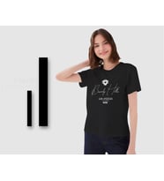 BK Gift Beverly Hills Tasarımlı Kadın Siyah T-shirt, Arkadaşa Hediye, Doğum Günü Hediyesi, Trend Tişört, Sevgili Hediyesi-1