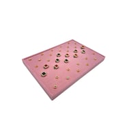 Yüzük Ve Koldüğmesi Tablası Batırmalı Pembe