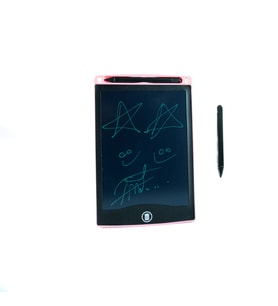 Çocuk Yazı Tahtası Dijital Ekran Kalemli 20*15 Cm Pembe