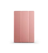 Huawei MatePad SE 10.4 Uyumlu Zore Smart Cover Standlı 1-1 Kılıf (Rose Gold Altın)