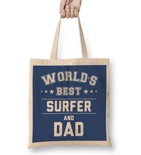 Fathers Day World's Greatest Dad Bez Çanta Uzun Saplı