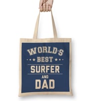 Fathers Day World's Greatest Dad Bez Çanta Uzun Saplı