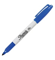 Sharpie Permanent Markör Fine Uç Mavi (8 Adet)