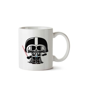 Star Wars Yavru Işın Kılıcı iki Tarafı Baskılı Kupa Bardak