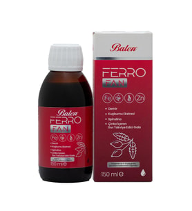 Balen Ferrofan Demir Çinko Kuşburnu Spirulina Ekstresi 150 ml