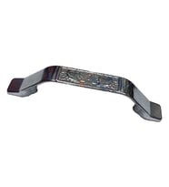 Dekoratif Zamak Kulp İçten - 64mm, Nikel, 100 Adet