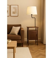Aura Dolaplı Metal Lambader Oturma Odası & Yatak Odası & Salon Lambader